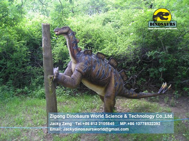 Electric control dinosaur young stegosaurus shake the tree DWD1507