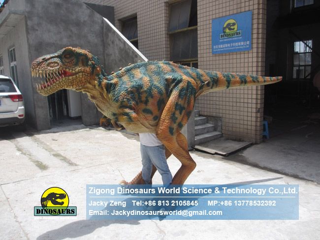 Movie theme park looks like T-Rex dinosaur costume DWE3324-25