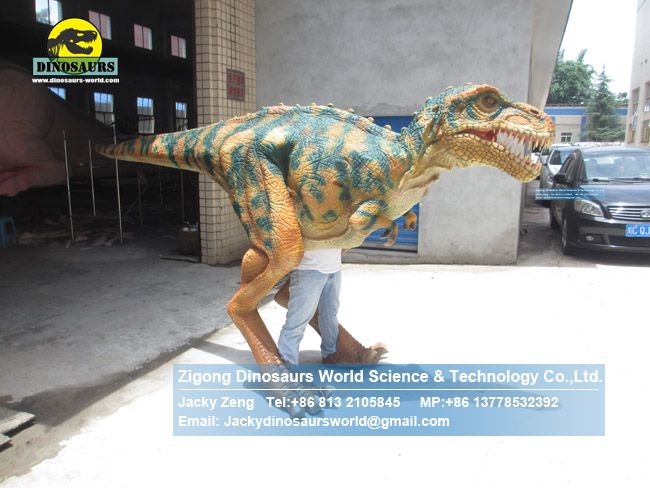 Movie theme park looks like T-Rex dinosaur costume DWE3324-25