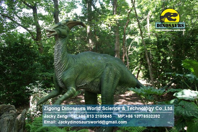 Life size dinosaur replicas parasaurolophus mechanical model DWD1445