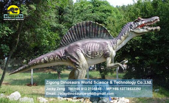 Life size artificial electric spinosaurus model DWD1431