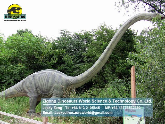 Large electric dinosaur theme park model Young Omeisaurus DWD1480