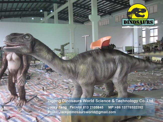 Dinosaur theme park rides animatronic mamenchisaurus ride DWE062 
