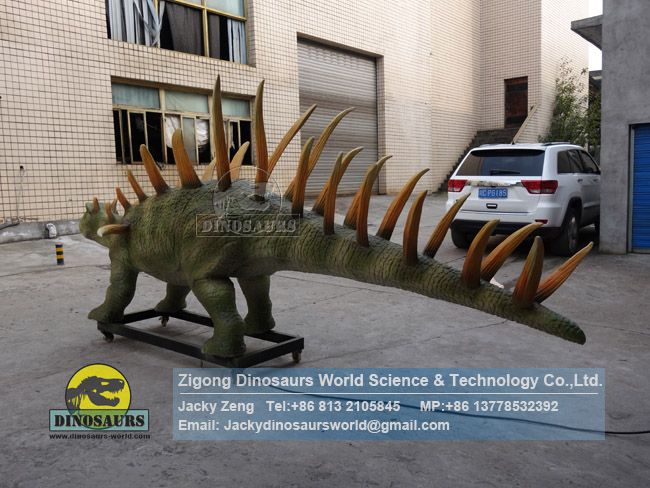 Large dinosaur Kentrosaurus models dinosaur park sale DWD225