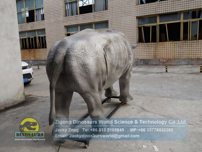 Zoo Museum custom high simulation artificial Rhinoceros DWA154