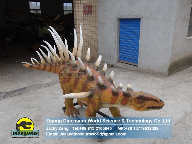 Life size artificial dinosaur Jurassic world Kentrosaurus 肯氏龙 DWD235