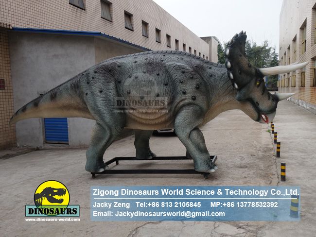 Theme park equipment amusement park dinosaurs Triceratops DWD234