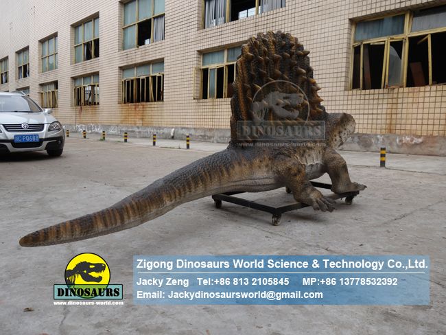 Theme Park Artificial Dinosaur Animatronic Edaphosaurus Model DWD243