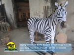 Amusement park electric animatronic animals ( Zebra ) DWA004