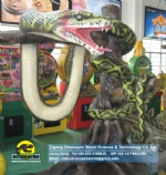 Amusement Park High Quality Robotic Snake Model DWA031-2