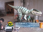 Animatronic dinosaurs park life size robotic deinonychus DWD210