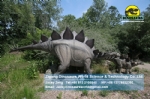 life size artificial electric dinosaur family stegosaurus with babies DWD1443